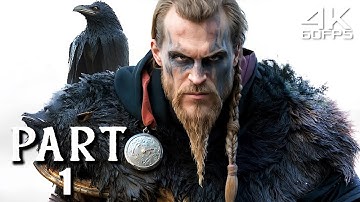 ASSASSINS CREED VALHALLA Full Gameplay Walkthrough PART 1 (FULL GAME) - No Commentary [4K60FPS]