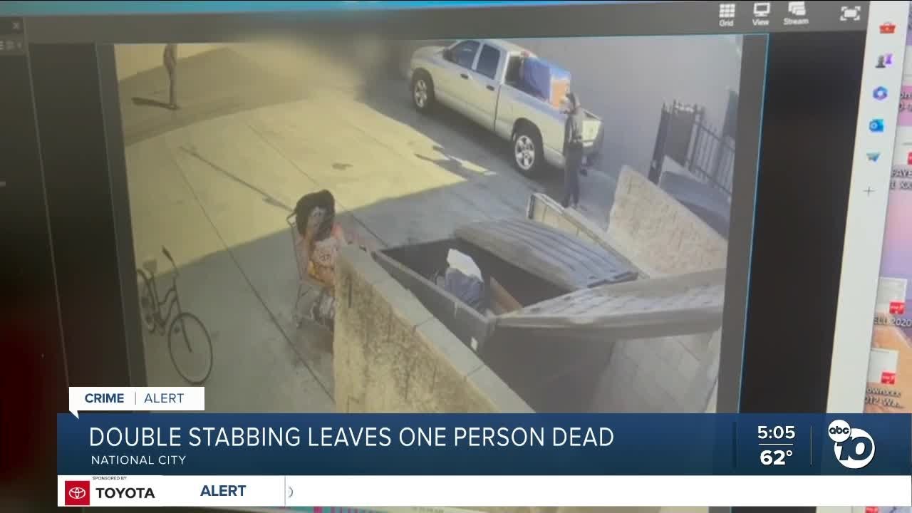 Double stabbing in National City leaves one dead