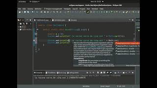 Programmer en JAVA DEBUTANT 17 la class Math