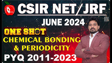 CHEMICAL BONDING & PERIODICITY PYQ 2011-2023||TARGET CSIR NET JUNE 2024||DOWNLOAD APP GACS JAIPUR