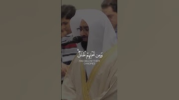 لَهُمْ مِنْ فَوْقِهِمْ ظُلَلٌ مِنَ النَّارِ وَمِنْ تَحْتِهِمْ - القارئ ناصر القطامي