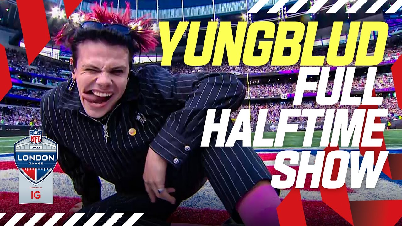 Yungbluds Halftime Performance IN FULL! Tottenham Hotspur Stadium Vikings Saints NFL UK