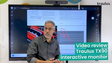 Video review - Traulux TX90 interactive monitor