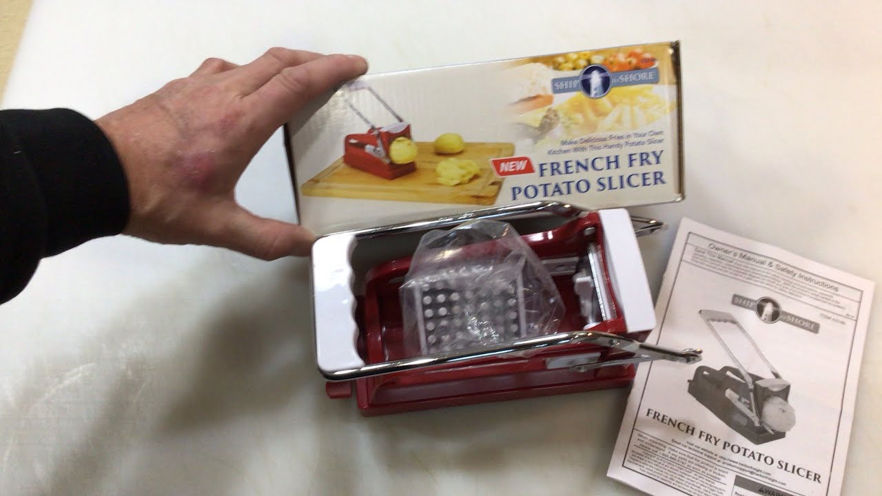 French Fry Maker, French Fry Cutter, Potato Slicer, Vintage French