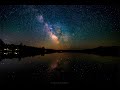 Milky Way Galaxy - Lake Reflections 4K