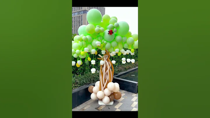 Balloon Tree Party Decorations For Holiday & Events #custom #diy#ballons #partydecorationideas