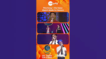 Saregamapa Lil Champs Saturday Sunday 7pm Zee Tamil Shorts Youtubeshorts 