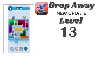 Drop Away Level 13 Walkthrough - NEW UPDATE | Step-by-Step Guide 🧠 | SolutionGuruji