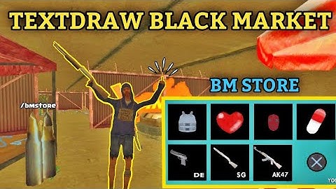 [SHARE] FS BLACKMARKET CLICK - FILTERSCRIPT TEXTDRAW GTA SAMP | Yog AZZ