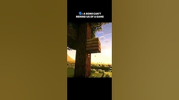 Song can"t remind you of game? #minecraft #viral #shorts #worldsmallestviolin