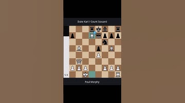 MORPHY and his tactical sacrifices!! #chess #viral #trending #explorepage #brilliant