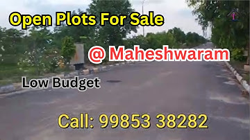 HMDA Plots for sale in Maheshwaram near Shamshabad, Tukkuguda || Hyderabad | Srisailam Highway | DRR