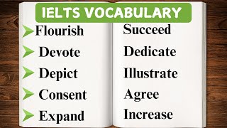 IELTS VOCABULARY Part - 15 Vocabulary you must know! #englishvocabmastery #ieltswritingvocabulary