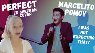 Marcelito Pomoy covers PERFECT by Ed Sheeran FIRST REACTION