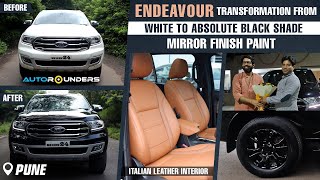 Ford Endeavour modified with genuine Italian leather