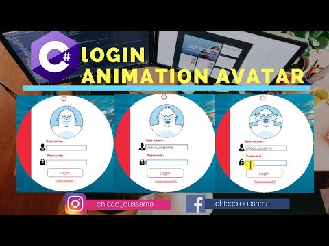 C# - Login Avatar Animation + [Code Source] !
