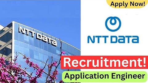 NTT Data Hiring Now! | Application Engineer - Java Dev | Apply ASAP!