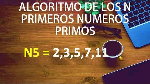 Algoritmo que determina los n primeros números primos (uso de un vector)