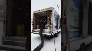 Doing Duct Cleaning in the Snow 🥶🌨❄️☃️⛄️🌬