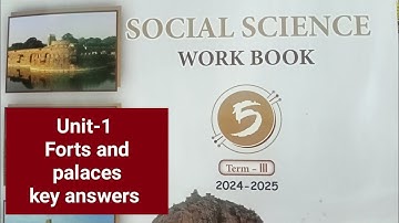 4th std term-3 Social science unit-1 & monthly test key answers...2024-25