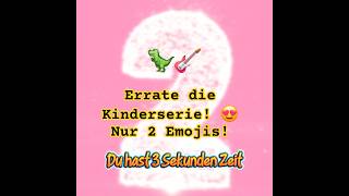 Wie gut kennst du Kinderserien! 🤔 Nur 2 Emojis schaffen’s? 🎬 #dailyquiz  #shorts