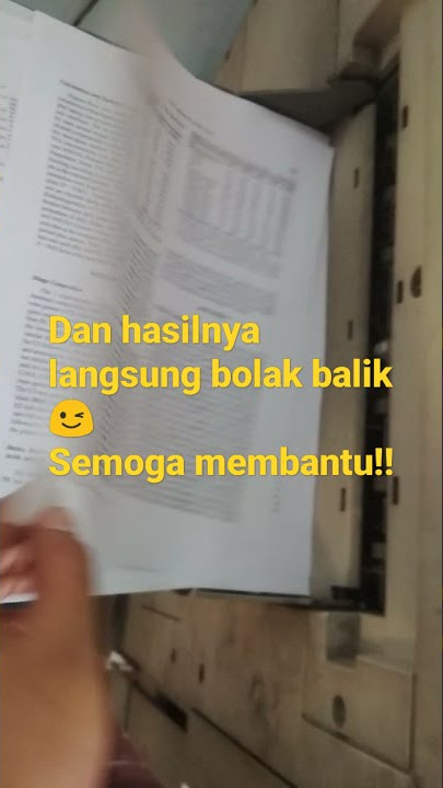 cara print pdf bolak balik / 2 sisi, dengan mesin fotocopy #canonprinter #fotocopy #printing