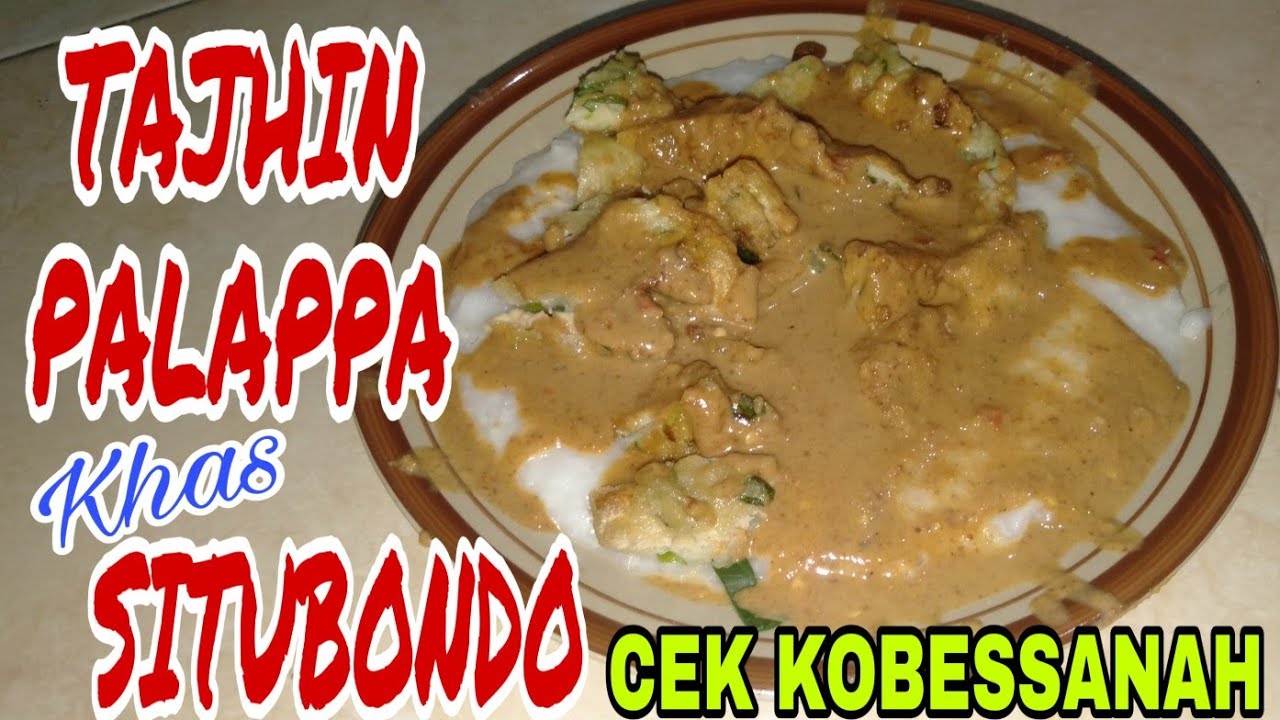 TAJIN PALAPPA KHAS SITUBONDO, RESEP DAN CARA MEMBUAT YouTube