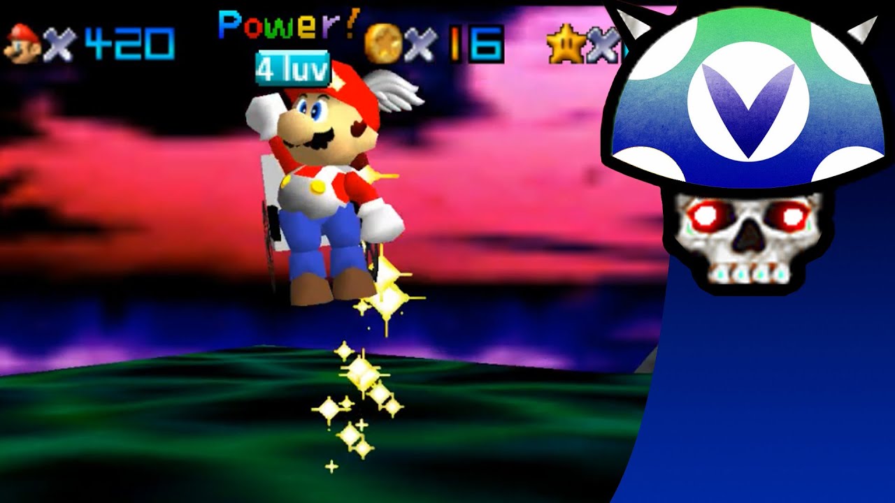 [Vinesauce] Joel Super Mario 64 Hacks ( Wheelchair Mario Ending ) YouTube