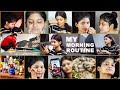 My 8am morning to evening routine  realistic  productive   food workout skincare 