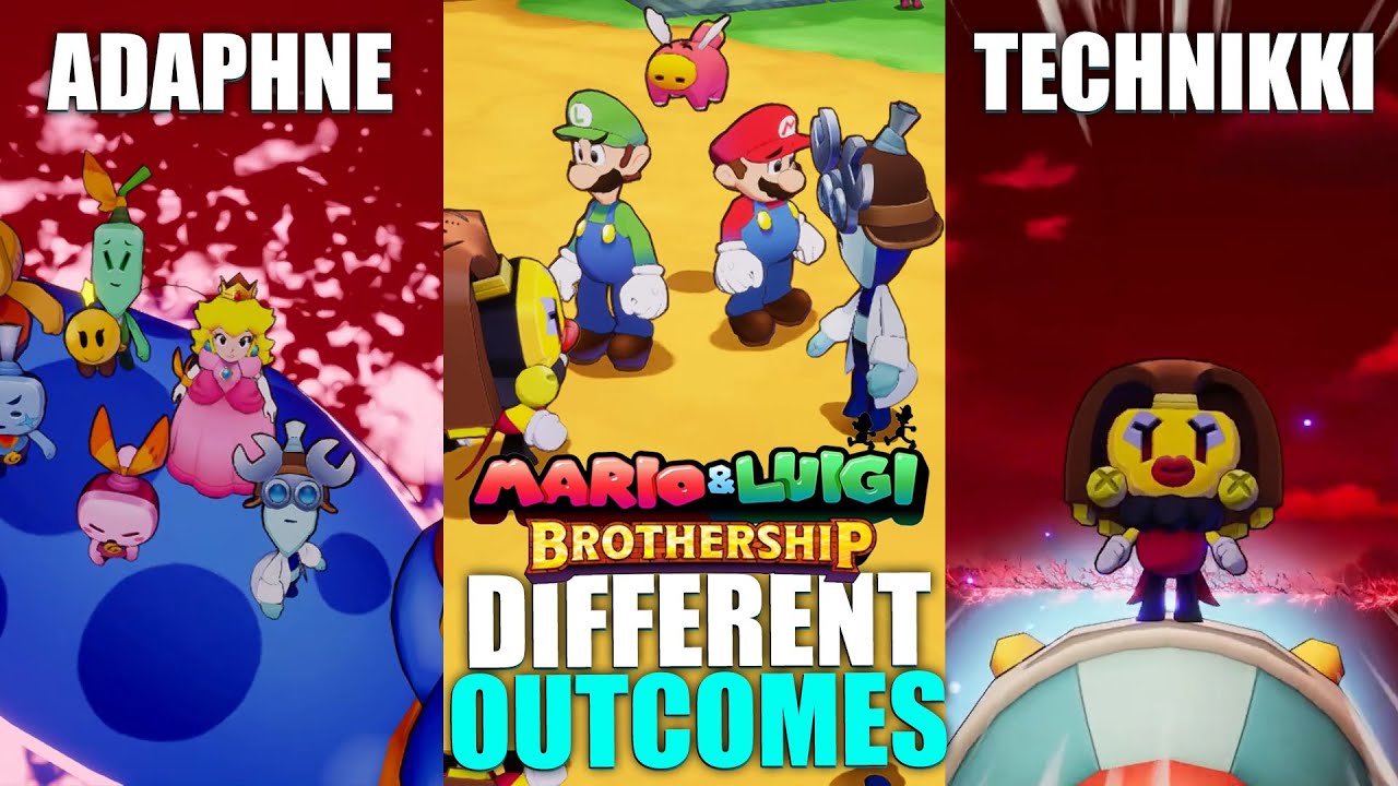 Technikki Paws What will happen Later if you choose Adaphne vs Technikki in Mario ...