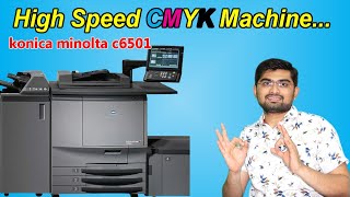 konica minolta c6501 | High Speed CMYK Machine