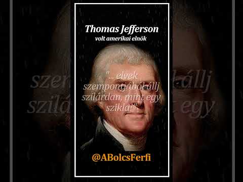 Videó: Thomas Jefferson jó elnök volt?