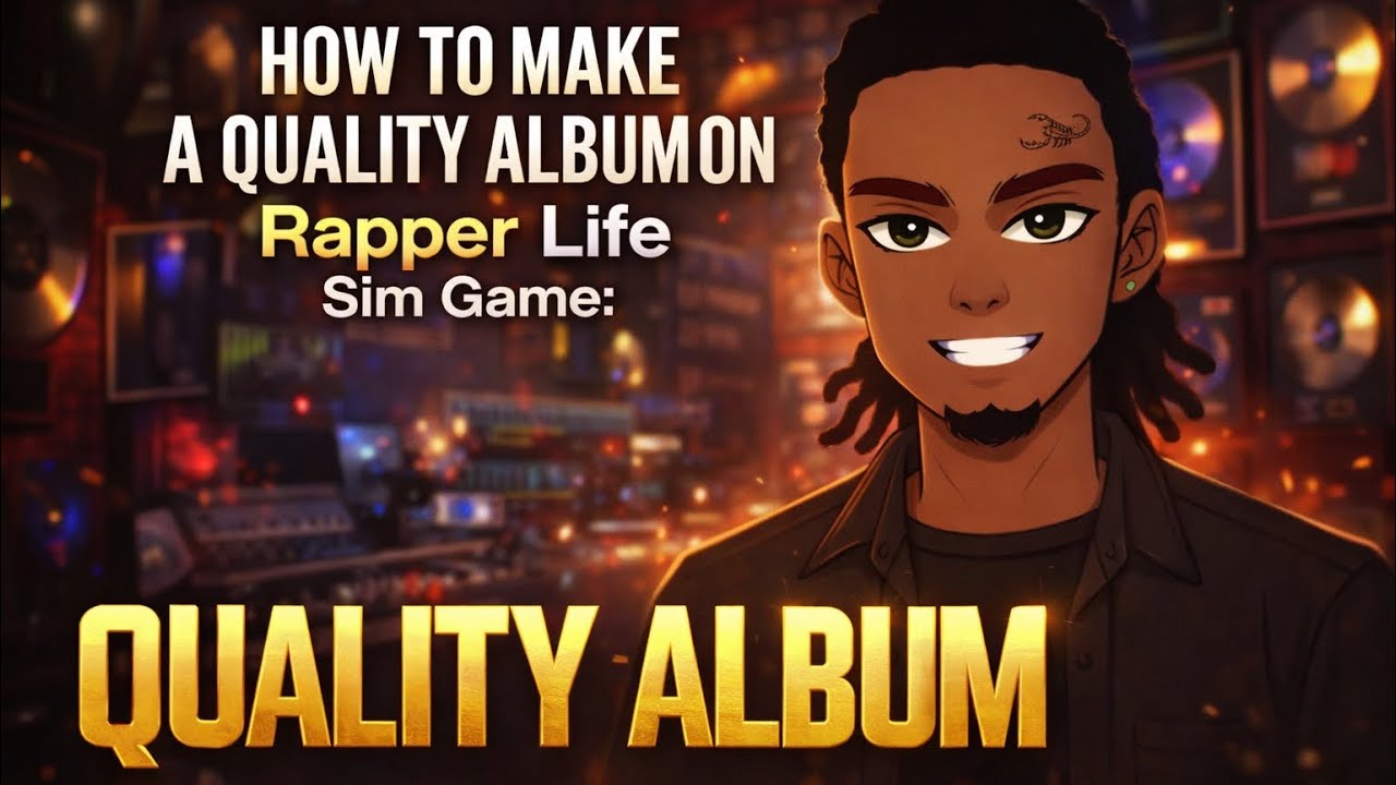 How To Curate A QUALITY ALBUM On Rapper Life Sim : @AmpereInteractive ...