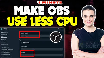 How to make obs use less cpu 2024 (Quick & Easy)