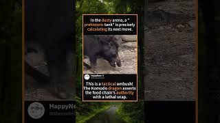 PREHISTORIC TERROR! 🦎🐗 Komodo Dragon's BRUTAL Ambush!#KomodoDragon #WildlifeAttack #NatureIsSavage