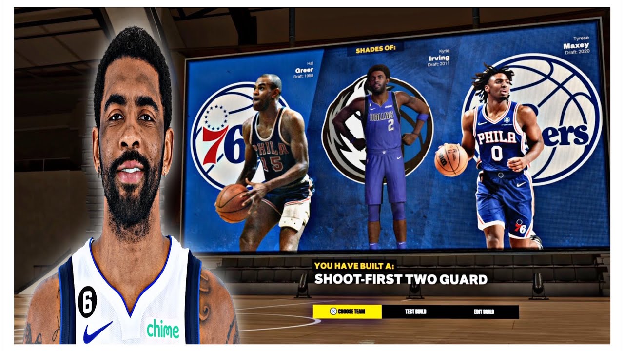 THIS KYRIE IRVING BUILD NBA 2K23 NEXT GEN HAS A 90 THREE, SILVER GLOVE