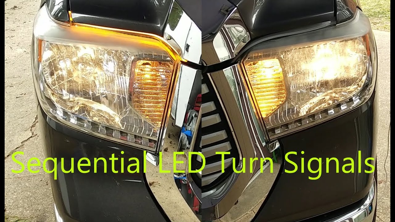 How to add LED DRL and turn signals to your Tundra for CHEAP
