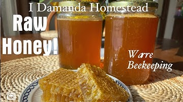 Honey Extraction from a Warre Hive. So Yummy!