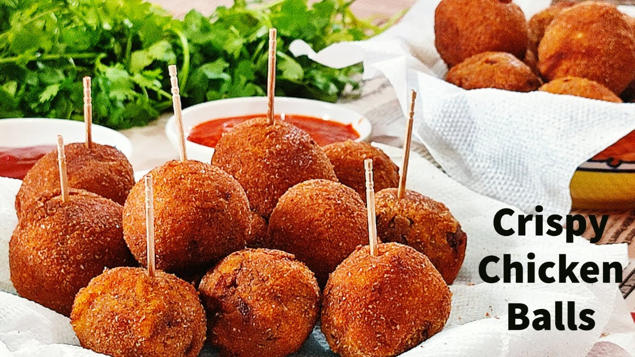 Crispy & Juicy Chicken Balls Recipe | Meat Balls Recipe | Tiffin Box Recipe | Evening Snacks Recipe | Asha Thevar