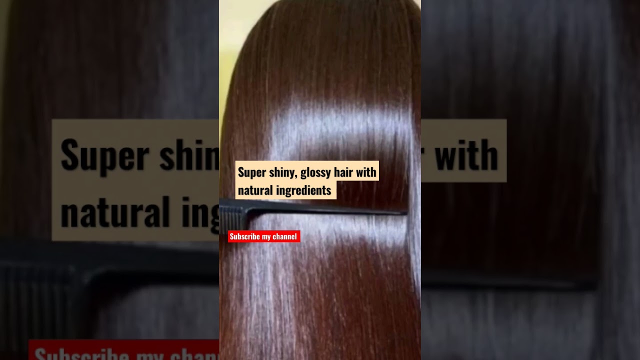 spa like treatment, super shiny & glossy hair at home