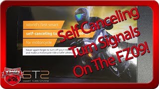 FZ09 Self Canceling Turn Signals STS Smart Turn System Install And Review
