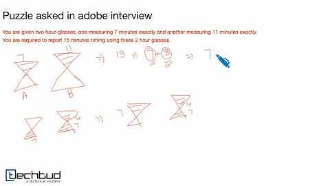 TWO HOURGLASSES PUZZLE