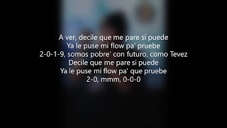 Trueno - 20.1.9 | Atrevido (Letra, Lyrics) 🔥{Trap Diffusión}🔥