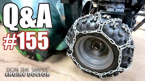 Small Engines Q&A #155