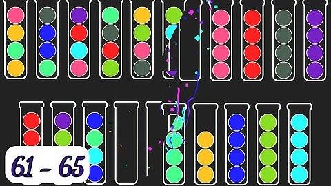 Ball Sort Puzzle Game Level 61 - 65 Walkthrough Android Gameplay | Puzzle Games