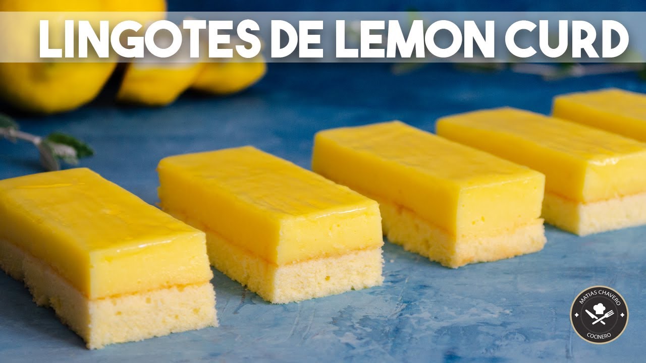 LINGOTES DE LEMON CURD | MATIAS CHAVERO
