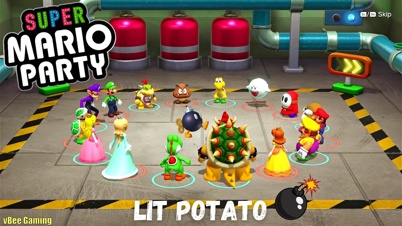 Super Mario Party All Minigames - All Characters Gameplay 