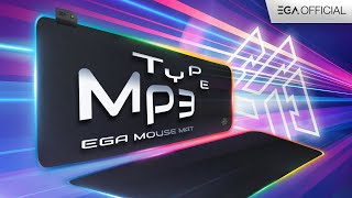 NEW EGA | TYPE MP3 RGB MOUSE MAT