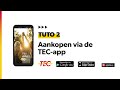 Tuto 2  aankopen via de tecapp