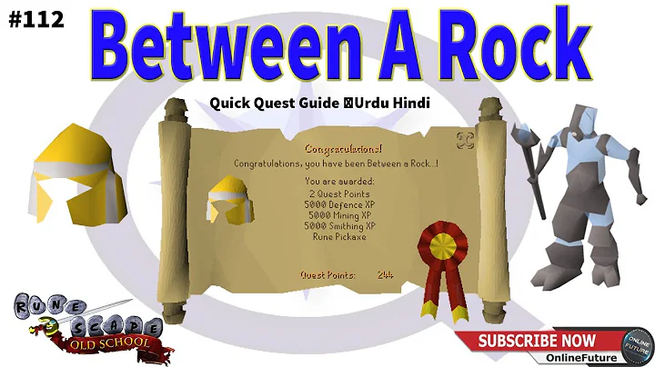 OSRS│How To Complete Between a Rock Quest 2021│Urdu & Hindi